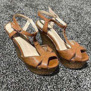 Brown Sandal Wedges